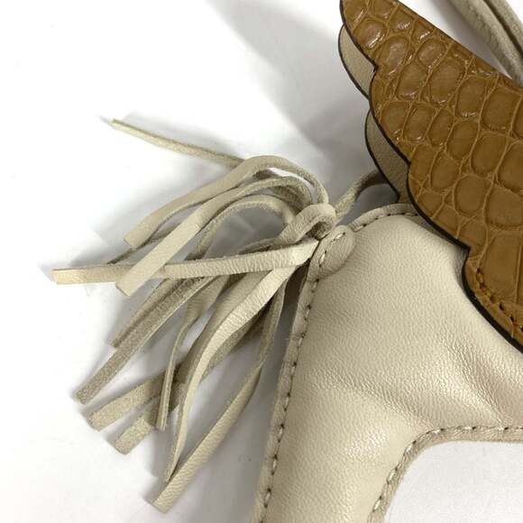 HERMES Rodeo Pegasus Touch MM Bag Charm, Horse Anjo Miro, Men's/Women's, Cre ... - Picture 6 of 12